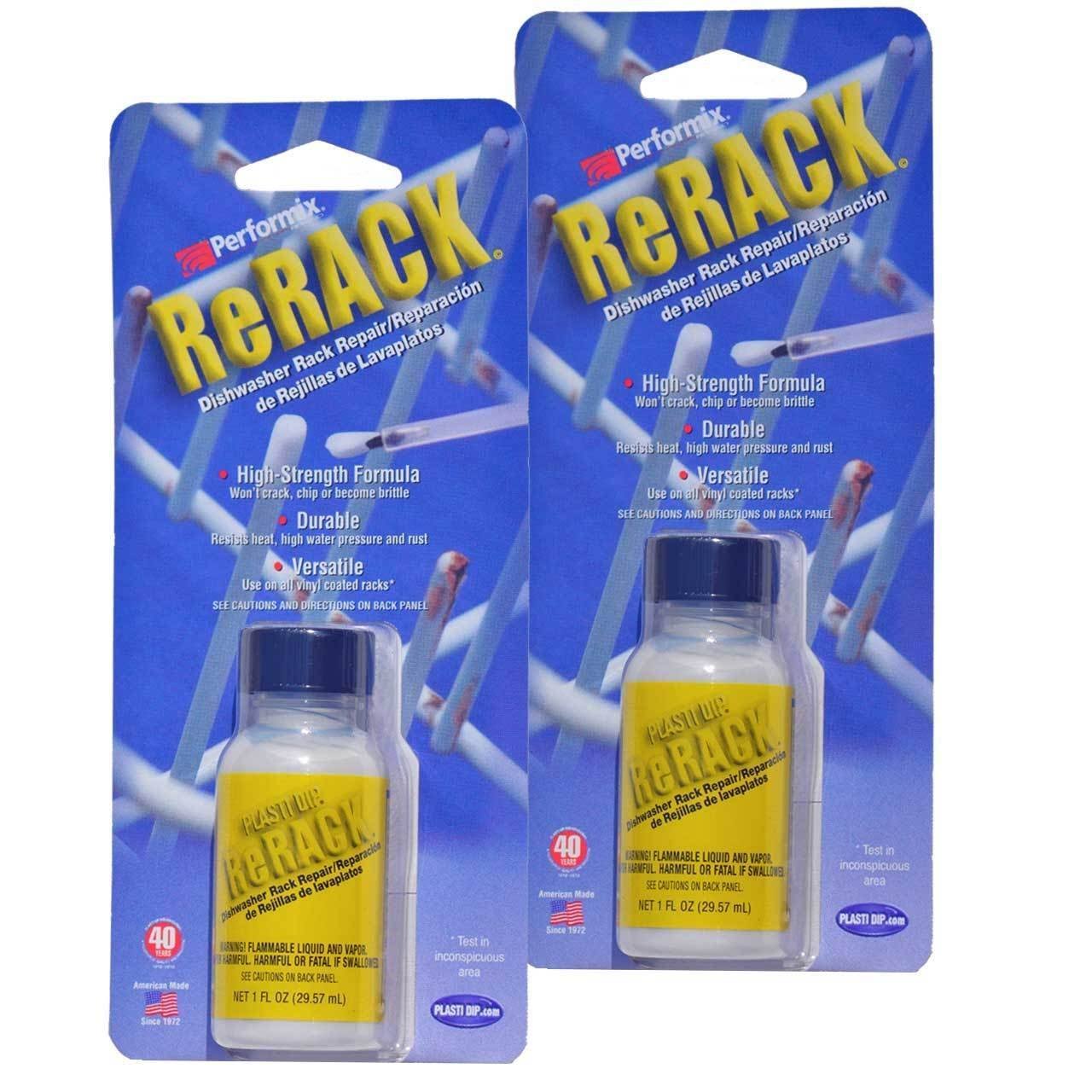 Performix ReRack Interior Rubber Vinyl Rack Repair Coating, White- 1 oz bottle