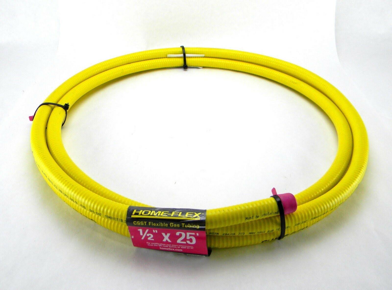 Home-Flex 1/2 in. Dia. x 25 ft. L CSST Flexible GAS Tubing
