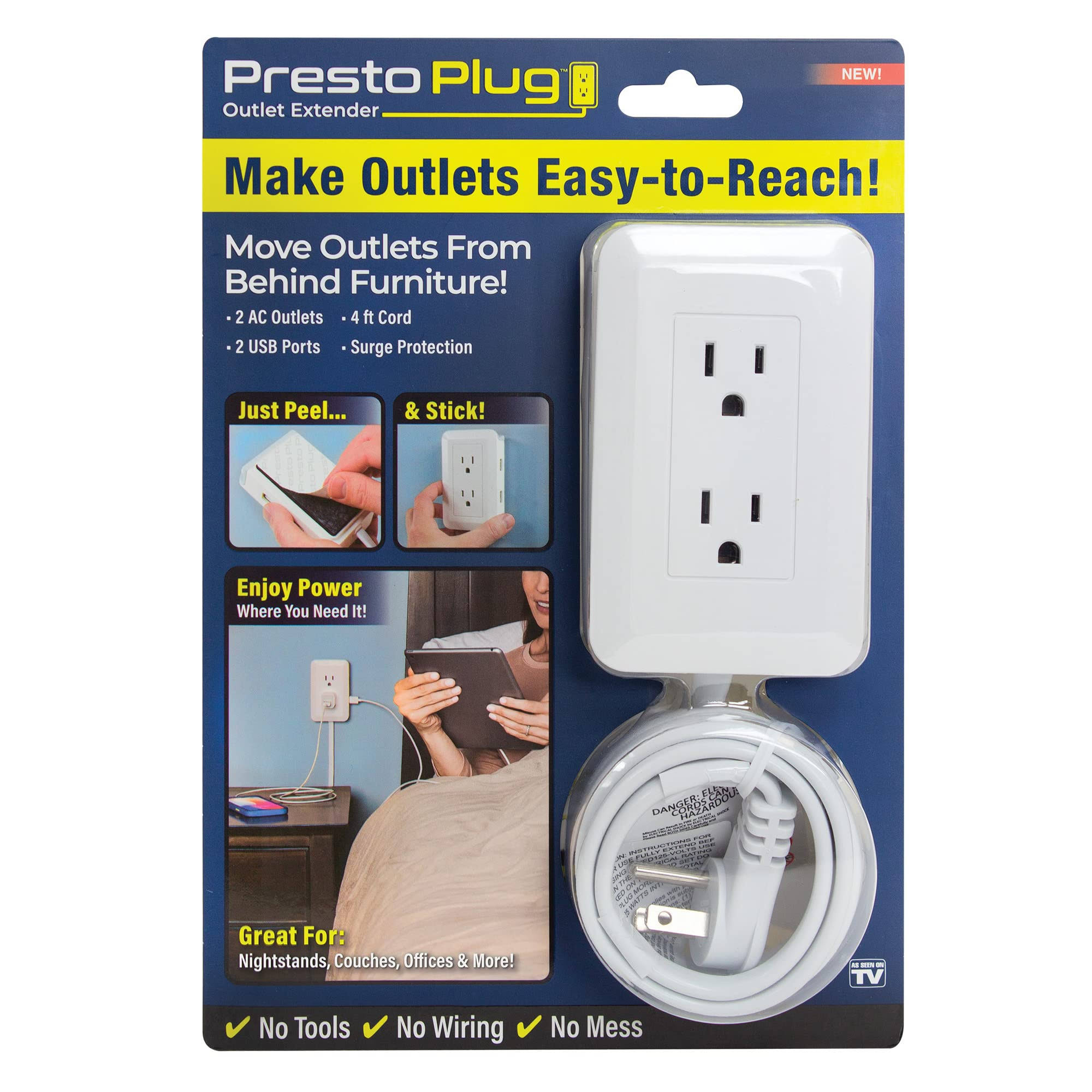 Presto Plug Outlet Extender