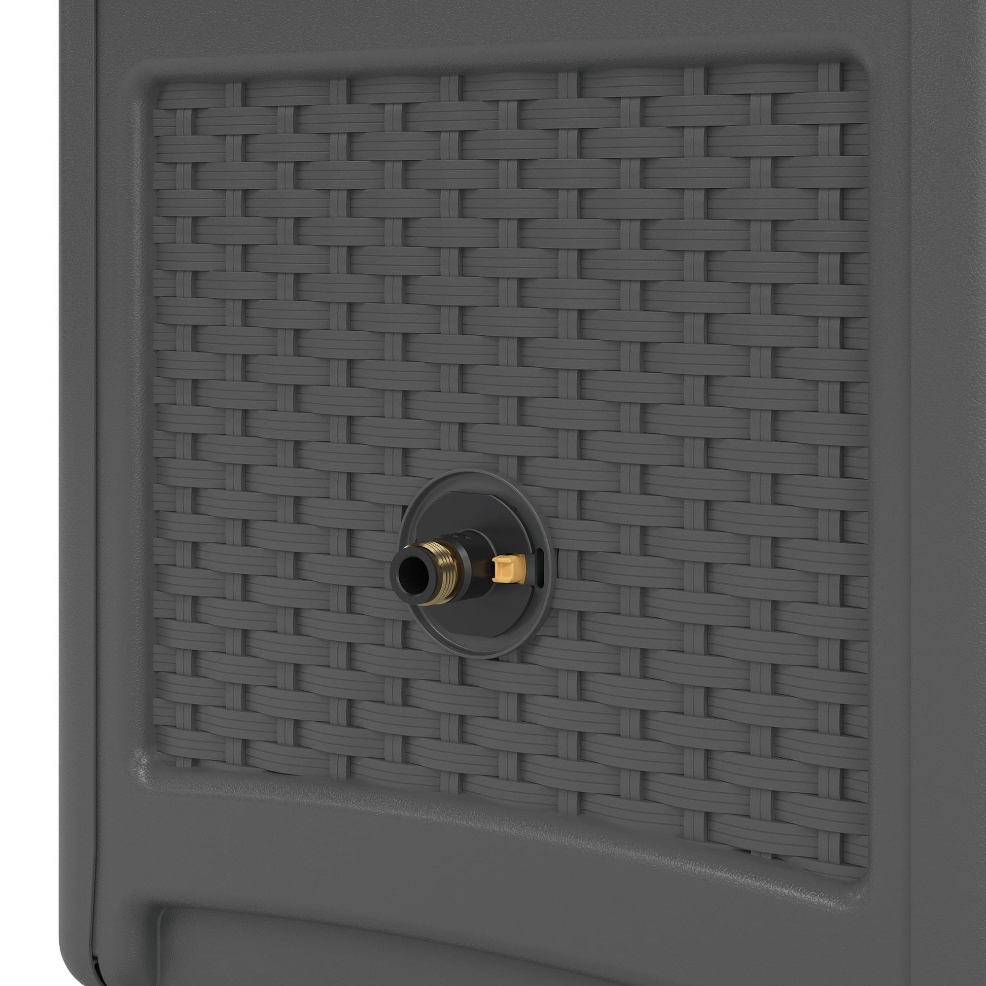 Suncast Smart Trak 225 ft. Gray Free Standing Hideaway Hose Reel