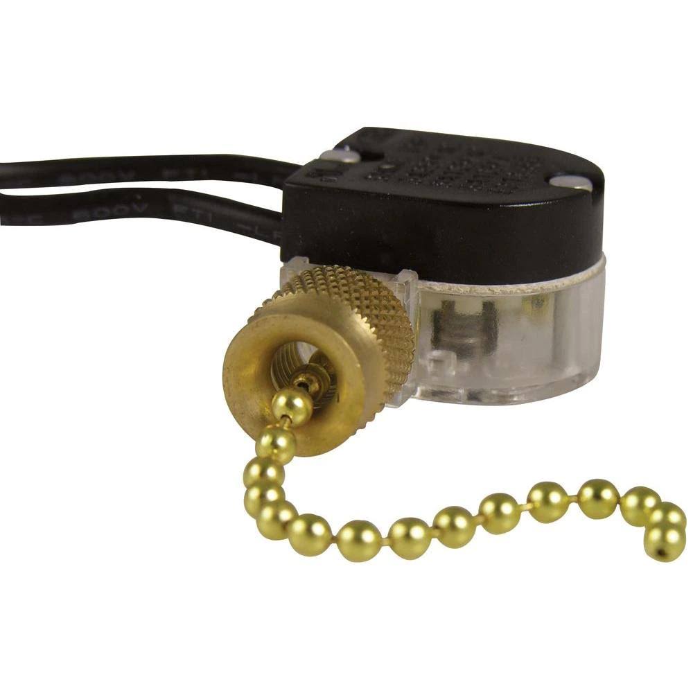 Gardner Bender GSW-32 Brass Pull Chain Switch
