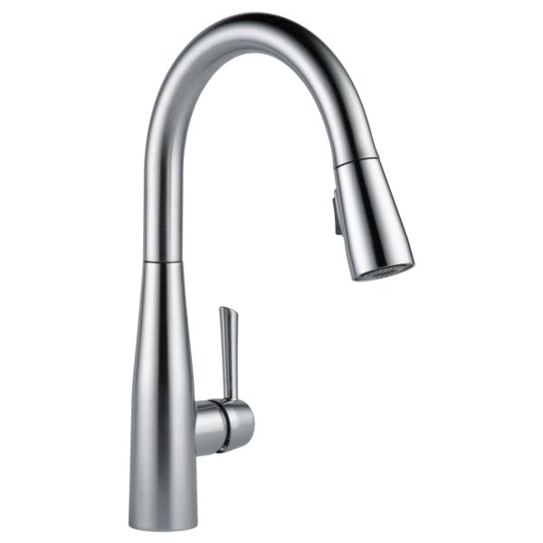 Delta Essa Single Handle Pull-Down Kitchen Faucet Recertified Stainless Steel 9113-AR-DST