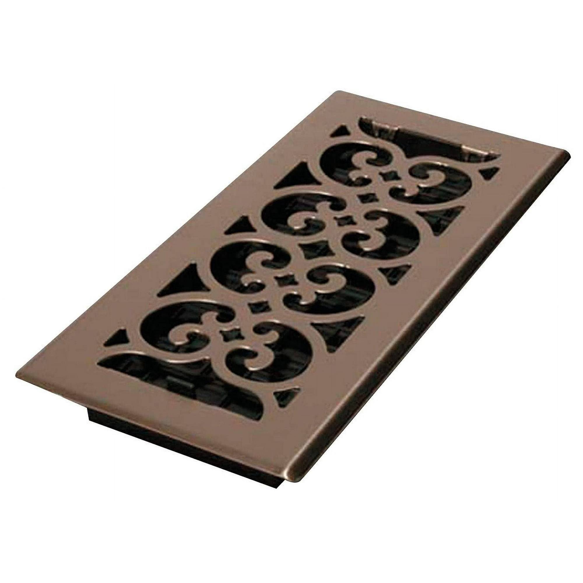 Decor Grates 4x8 Floor Register Nickel SPH408-NKL