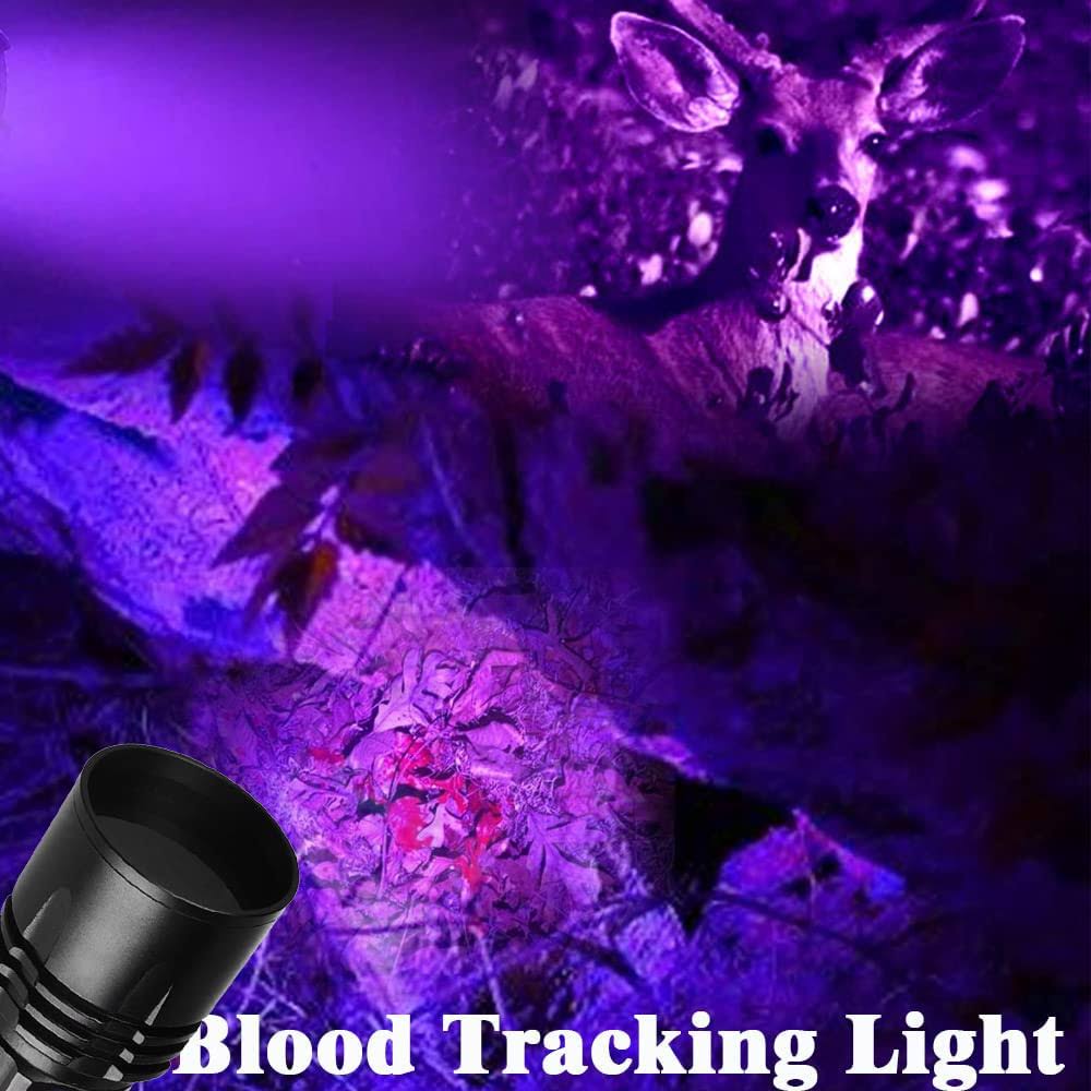 I0DO Blood Light for Tracking Deer,Blood Tracker Light for Hunting Flashlight-Rechargeable-USB C-Fast Charge