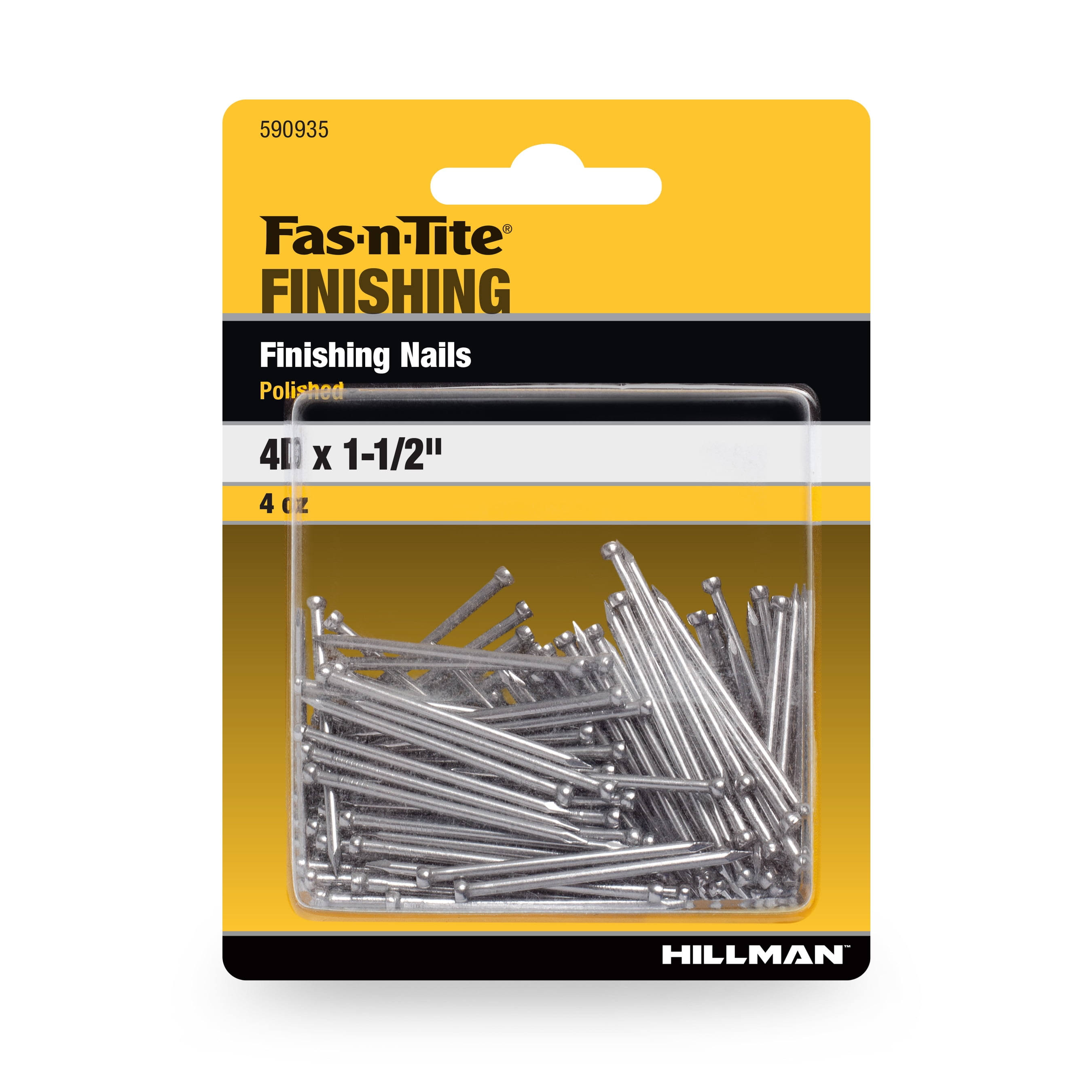 Fas-n-Tite Polished Finishing Nails, 4D x 1.5 inch Nails, 590935