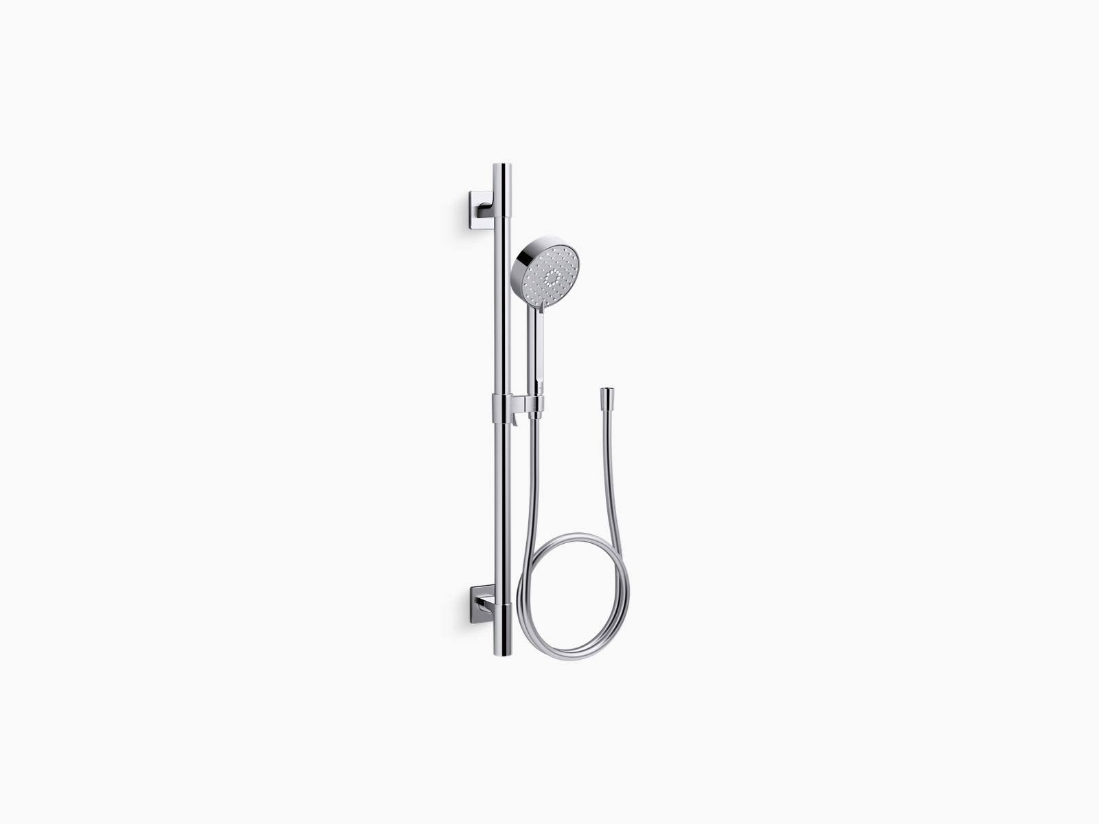 Kohler K-99242-G Awaken G110 1.75 GPM Deluxe Slidebar Kit- Polished Chrome