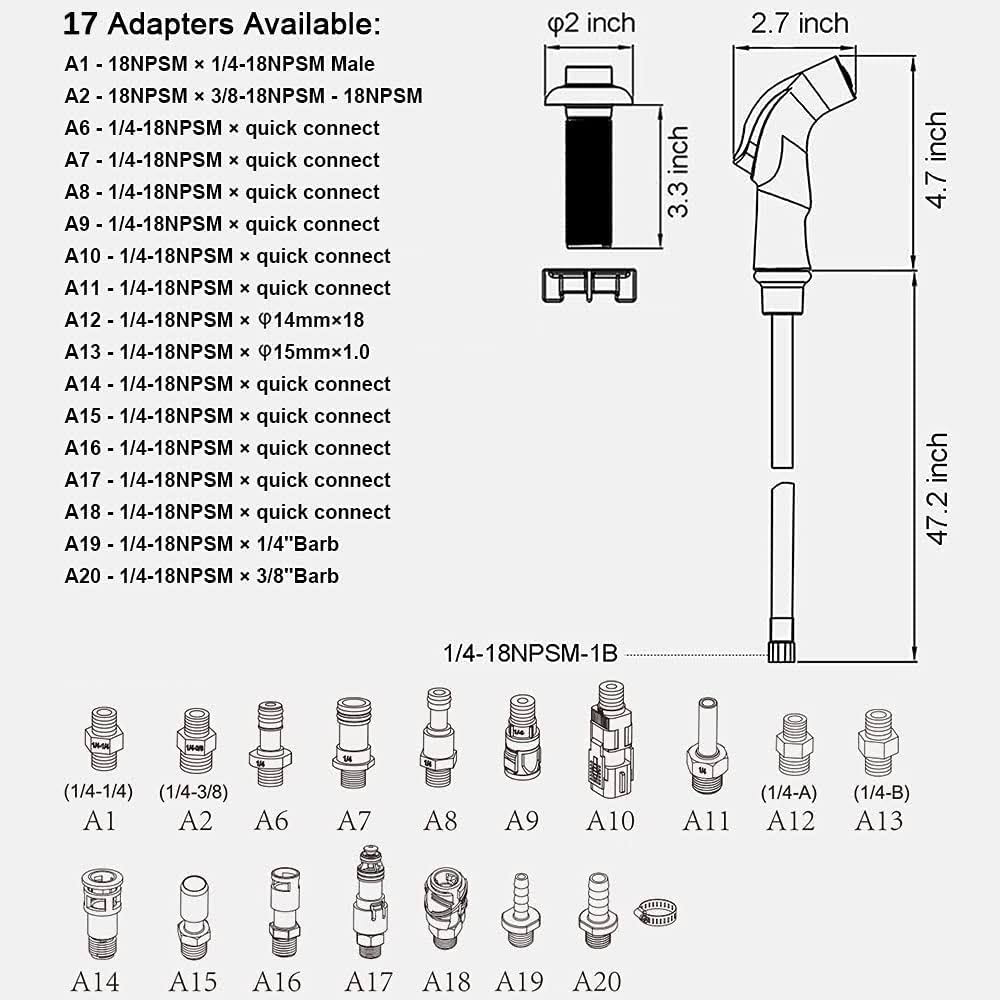 Houtingmaan Kitchen Side Sprayer, Kitchen Sink Sprayer Replacement, Kitchen Sink Faucet Sprayer Hose, Kitchen Sprayer Head Replacement, Kitchen Sink