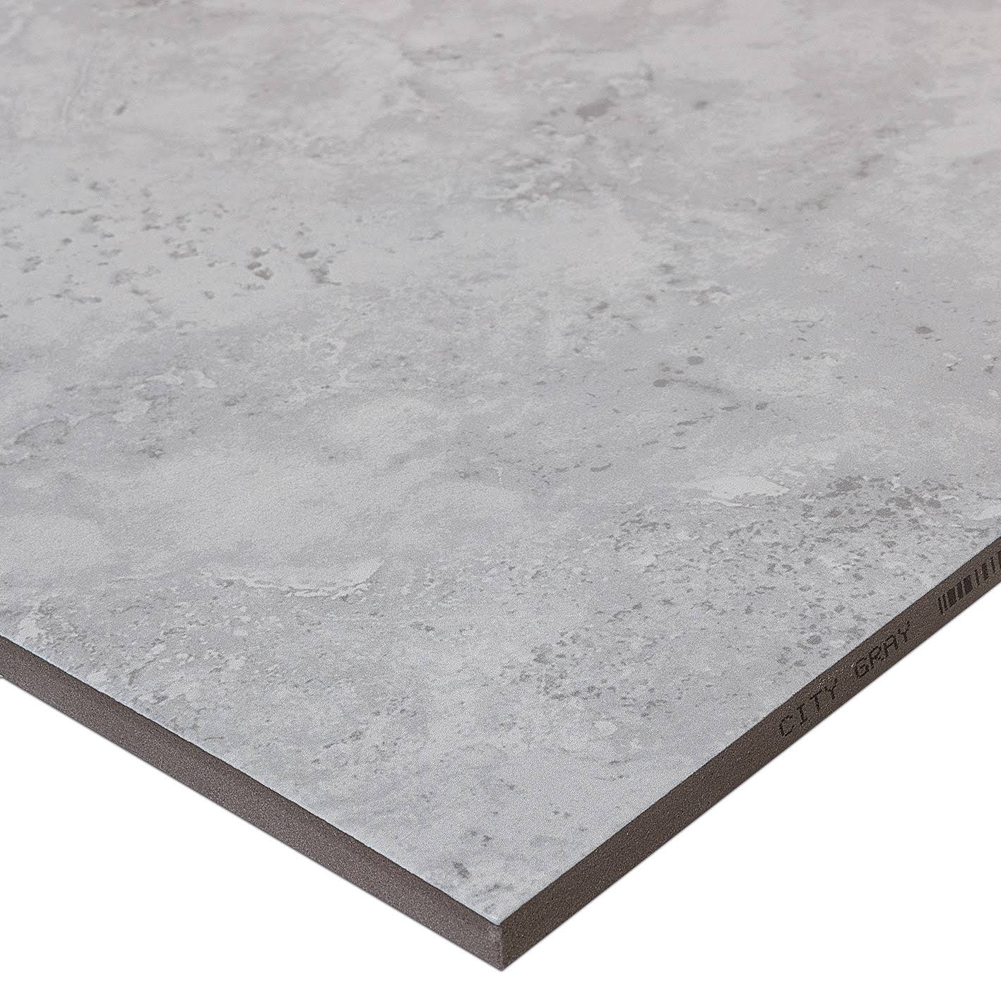Style Selections City Gray 12-in x 24-in Glazed Porcelain Stone Look Floor and Wall Tile (1.97-sq. ft/ Piece)