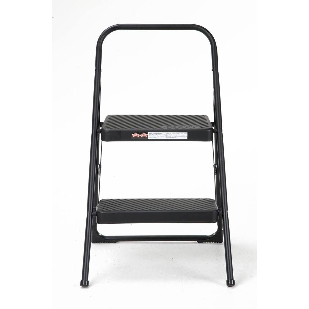 Cosco 11137PBL1E: 2-Step Folding Steel Step Stool, 200 lb Capacity, 28