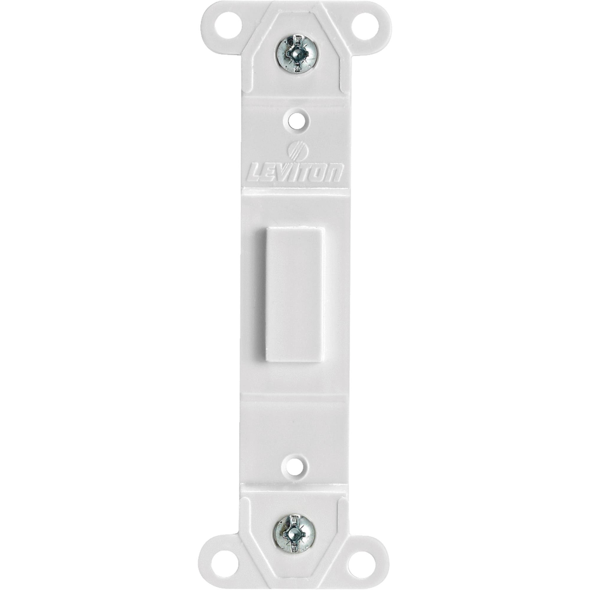 Leviton 002-80700-00W Blank Toggle Insert, White