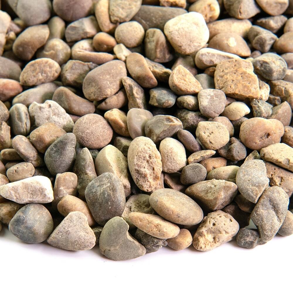 Landscape Rock and Pebble Natural Decorative Stone Gravel- 20 lbs- Ironwood, 3/8