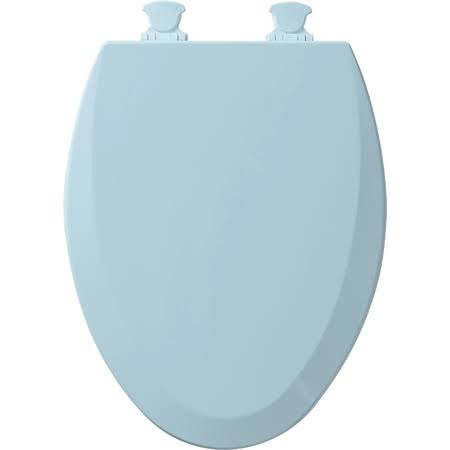 Bemis 1500EC 464 Wood Elongated Toilet Seat Finish: Dresden Blue