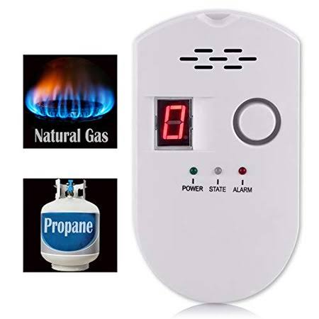 HSTMYFS Natural GAS Detector,Propane Detectors for Home,Natural GAS Propane Leak Alarm for Home Kitchen, High Sensitivity Natural GAS