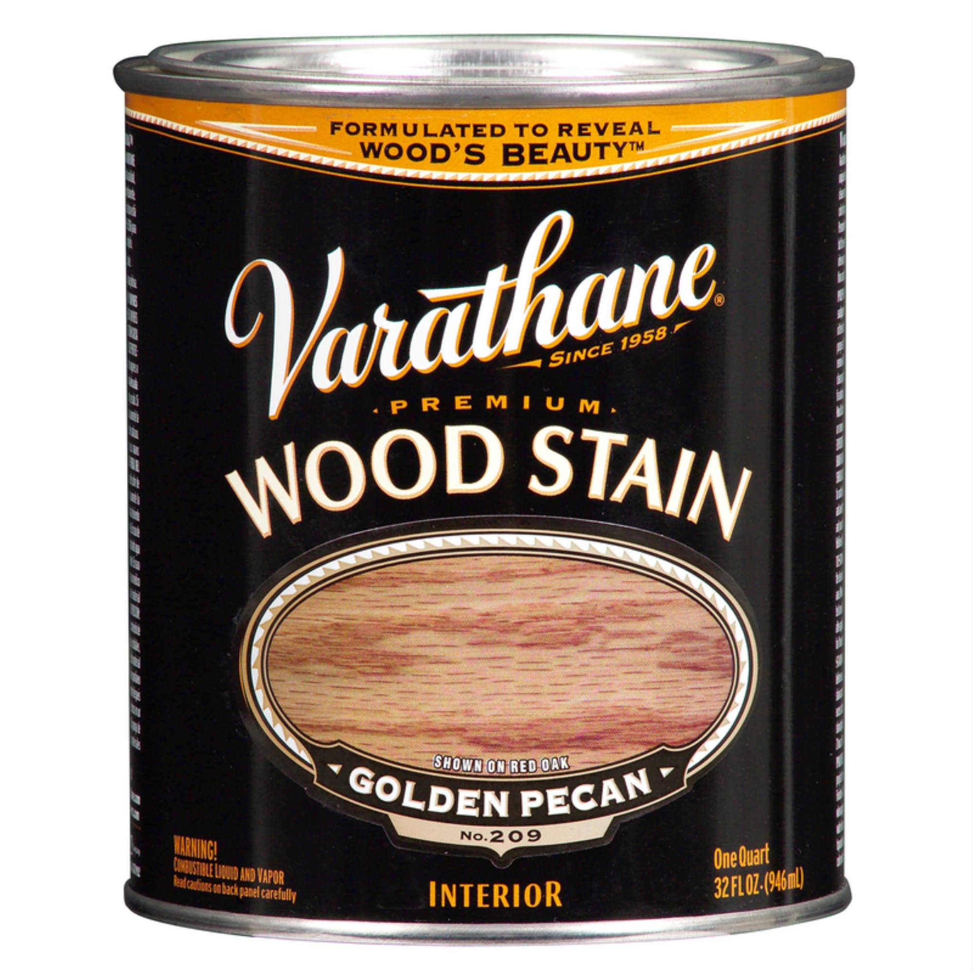 Varathane Premium Wood Stain Golden Pecan, 1 qt