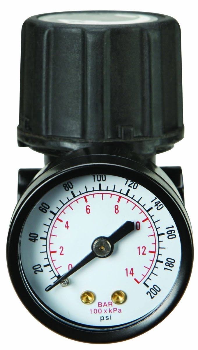 Central Pneumatic 150 PSI Air Compressor Regulator Kit with Dial Gauge