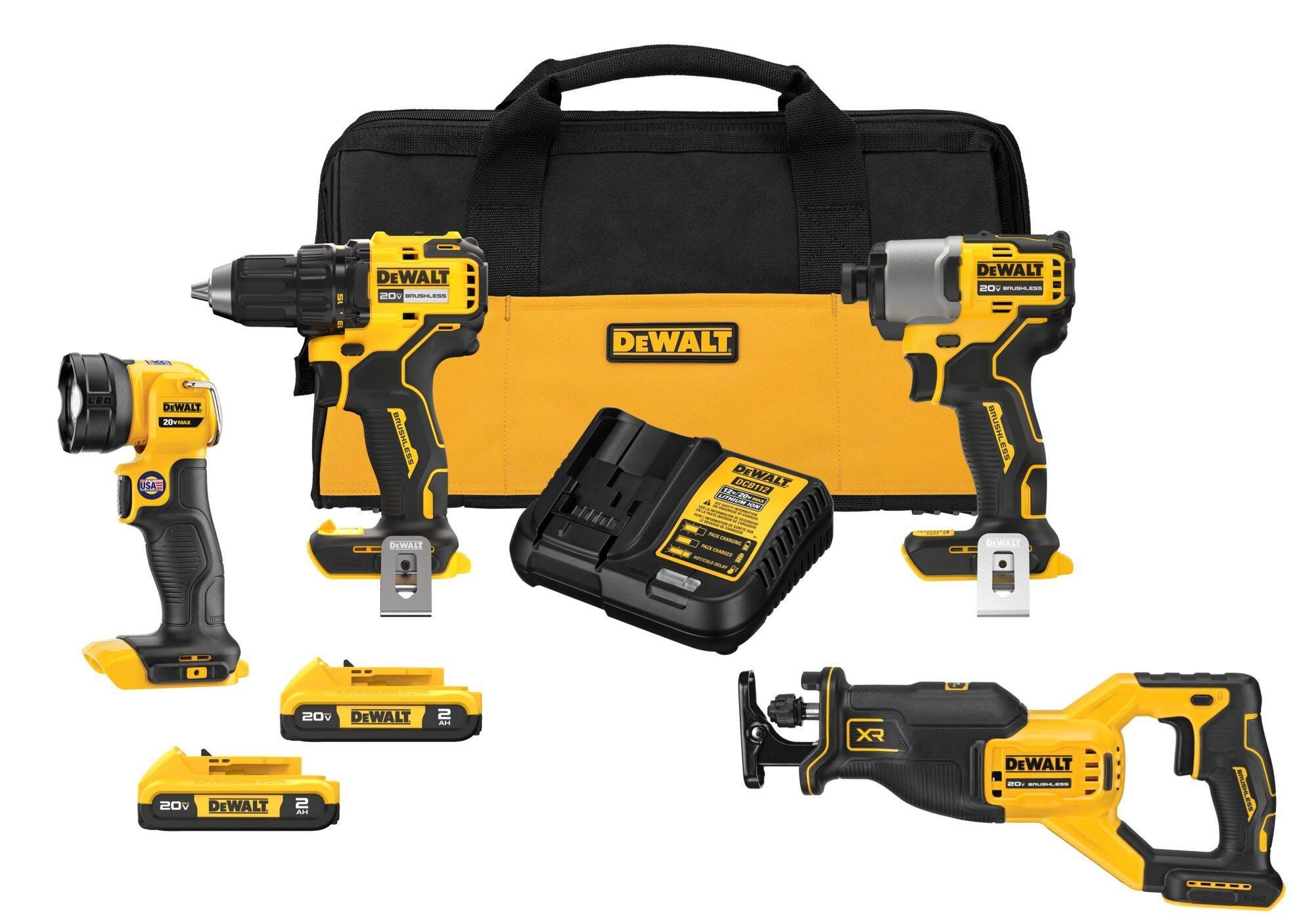 DeWalt 20V Max 4 Tool Combo Kit- DCK427D2
