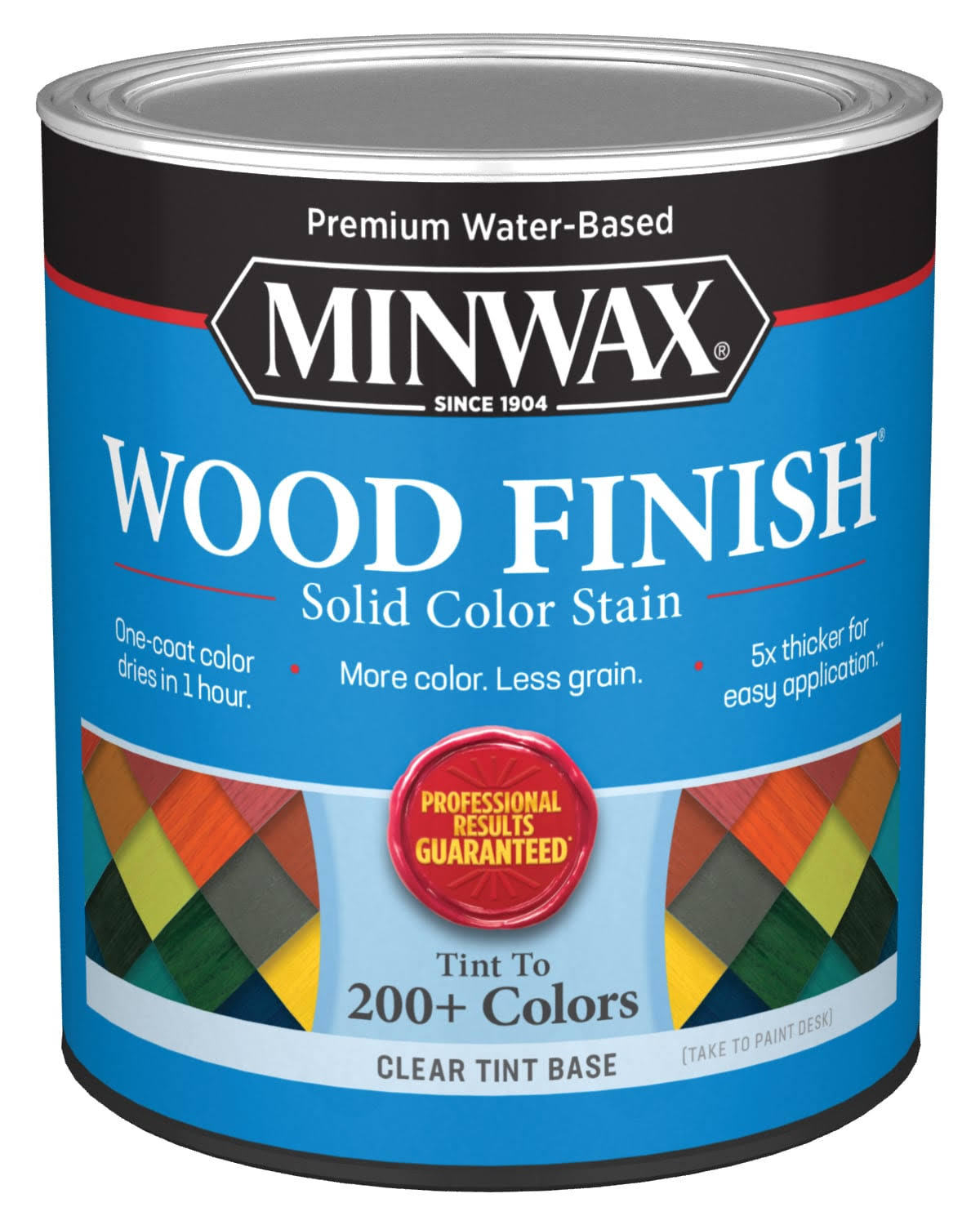 Minwax 271548 1 qt. Water-Based Wood Finish Stain, Solid