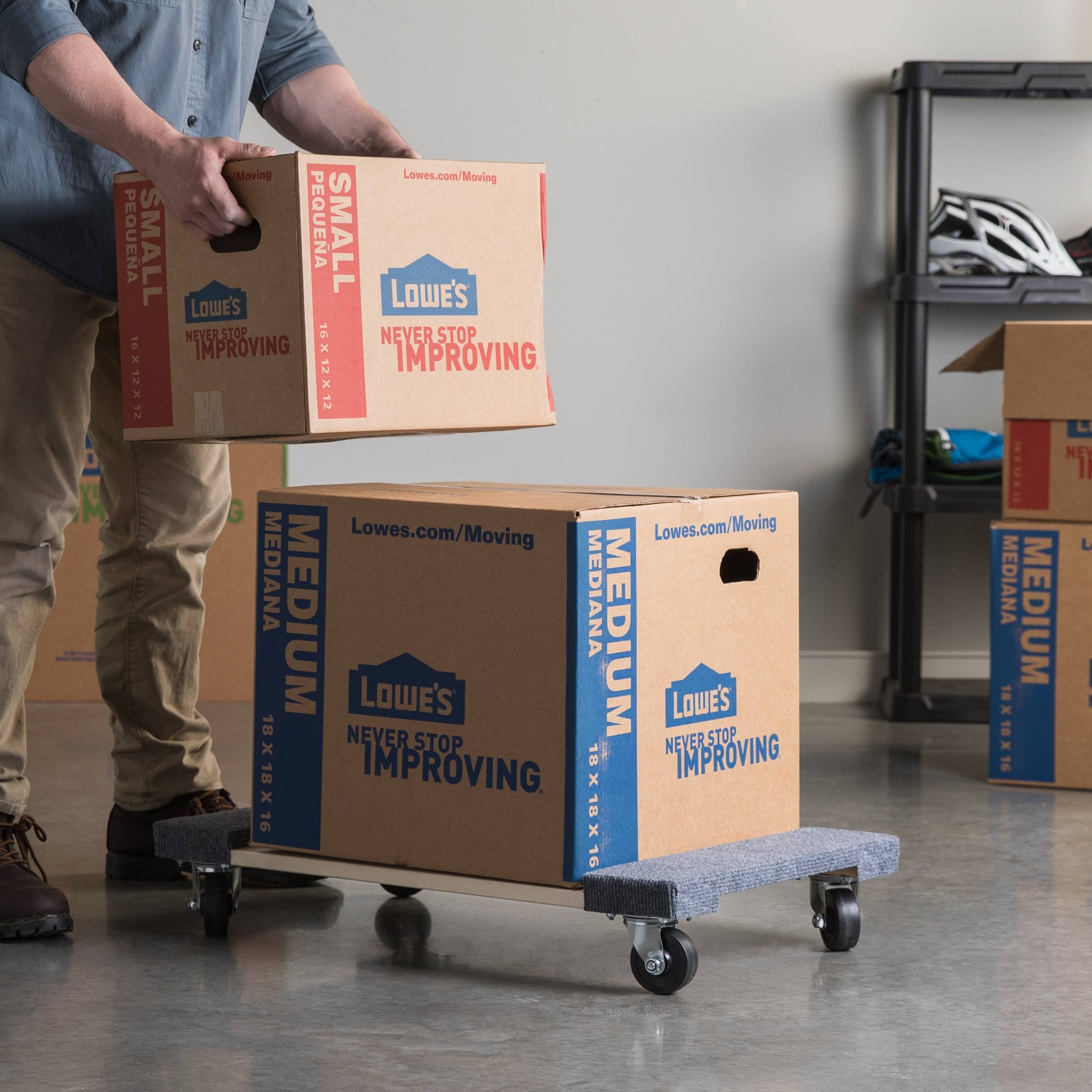 Milwaukee 73700 4 Wheel Wood Dolly- 1000 lb- Each