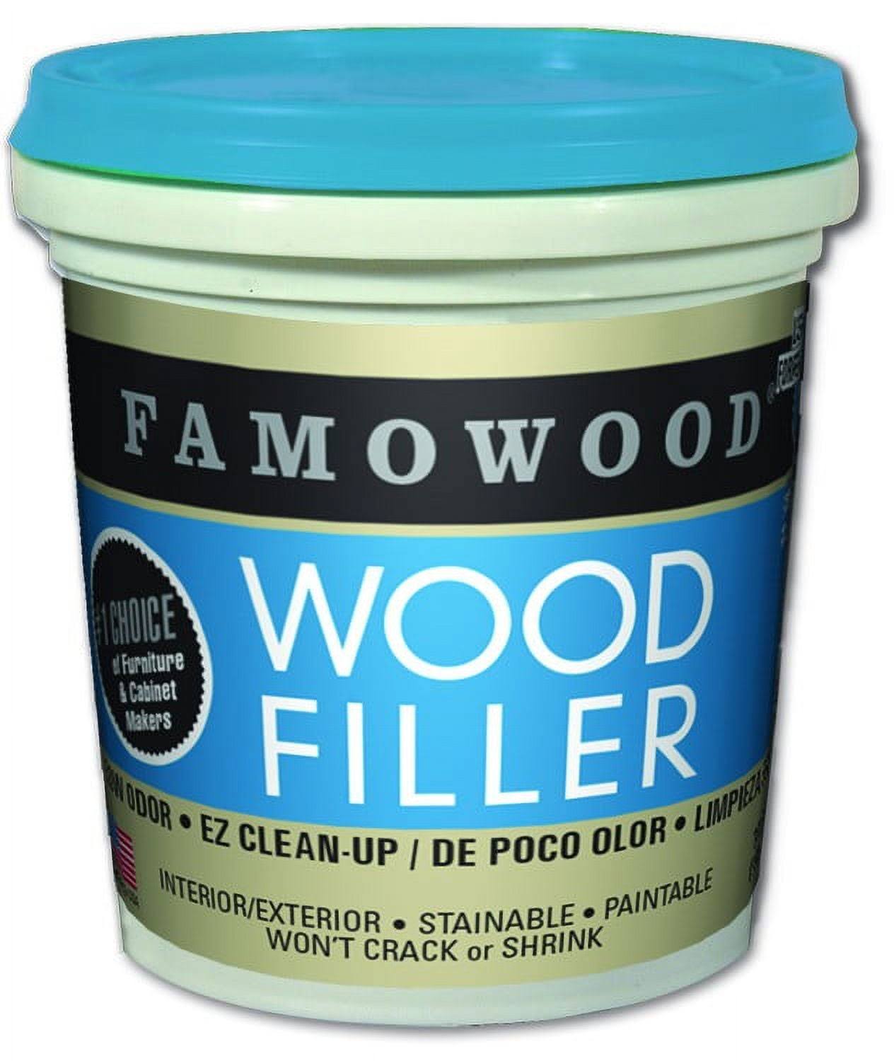 Famowood 40022128 Latex Wood Filler- Pint Oak