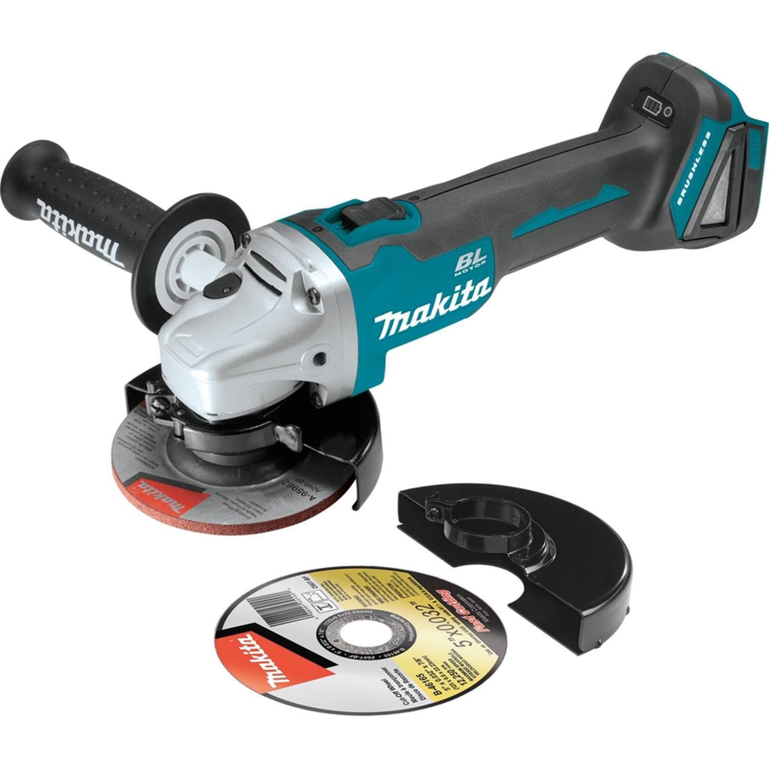 Makita XAG04Z 18V LXT Lithium-Ion Brushless Cordless 4-1/2 inch / 5 inch Cut-Off/Angle Grinder, Tool Only