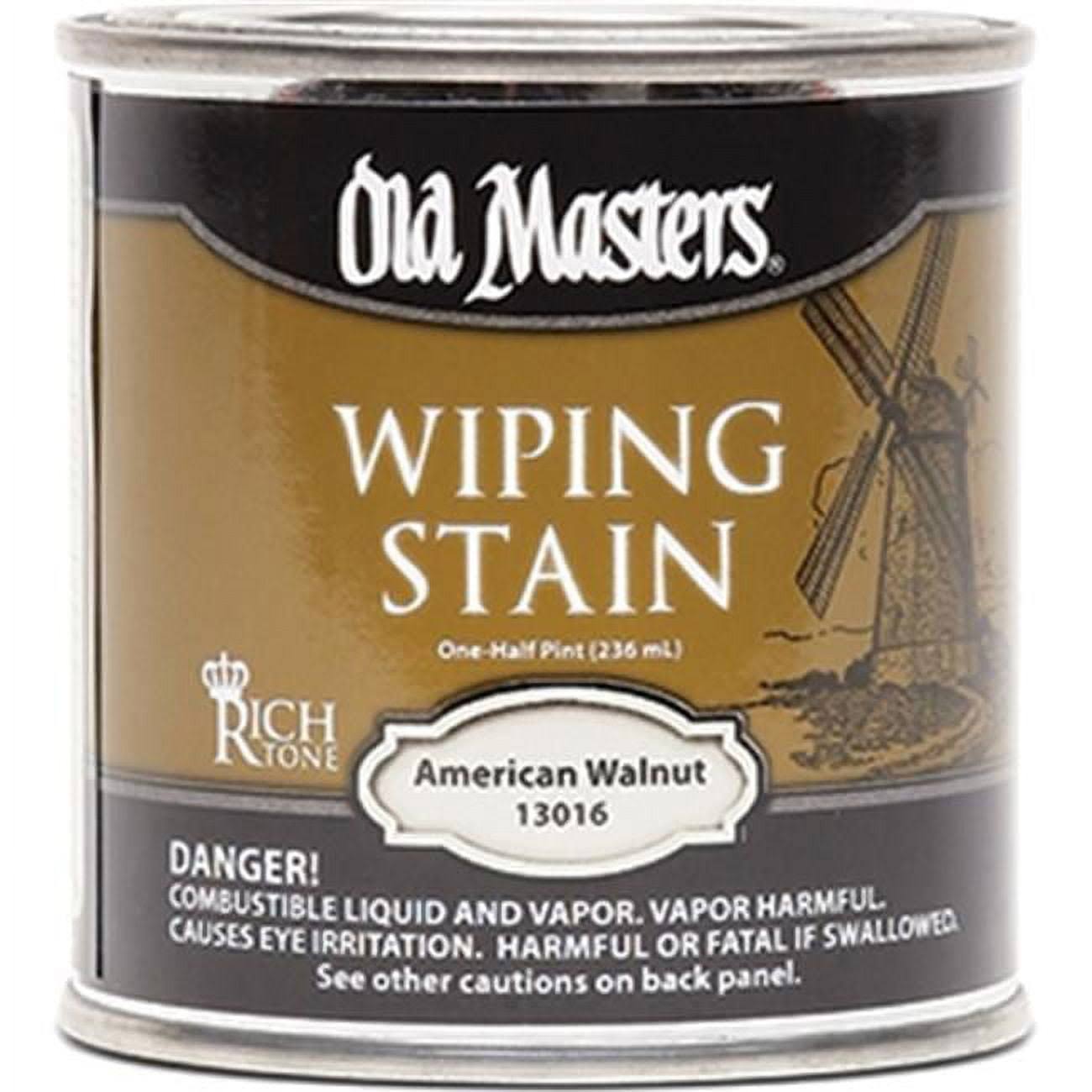 Old Masters Wiping Stain- American Walnut