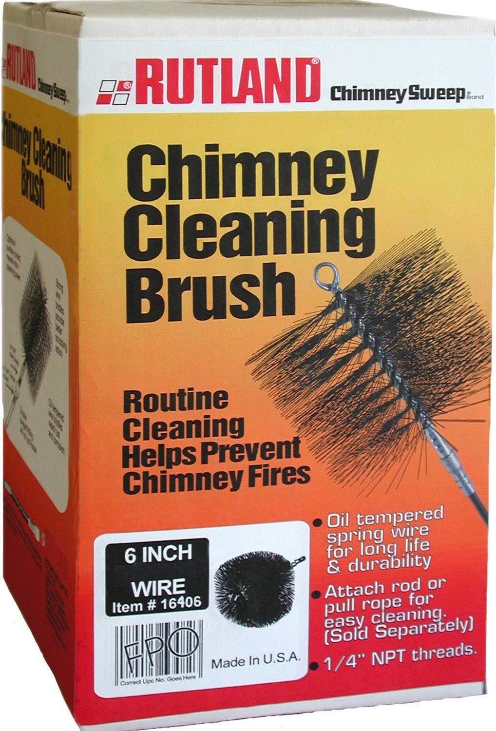 Rutland 16406 6 in. Round Chimney Brush