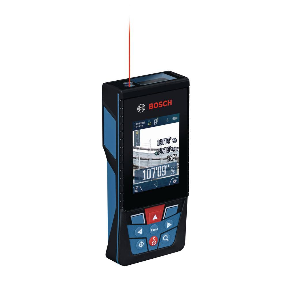 Bosch GLM 400C Blaze 400-Foot Outdoor Laser Measure with Bluetooth and Camera Viewfinder (New Open Box)