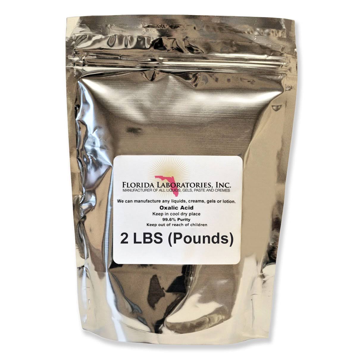 Oxalic Acid 99.6% 2 lb. Deck, Crystals, Metal Cleaning-