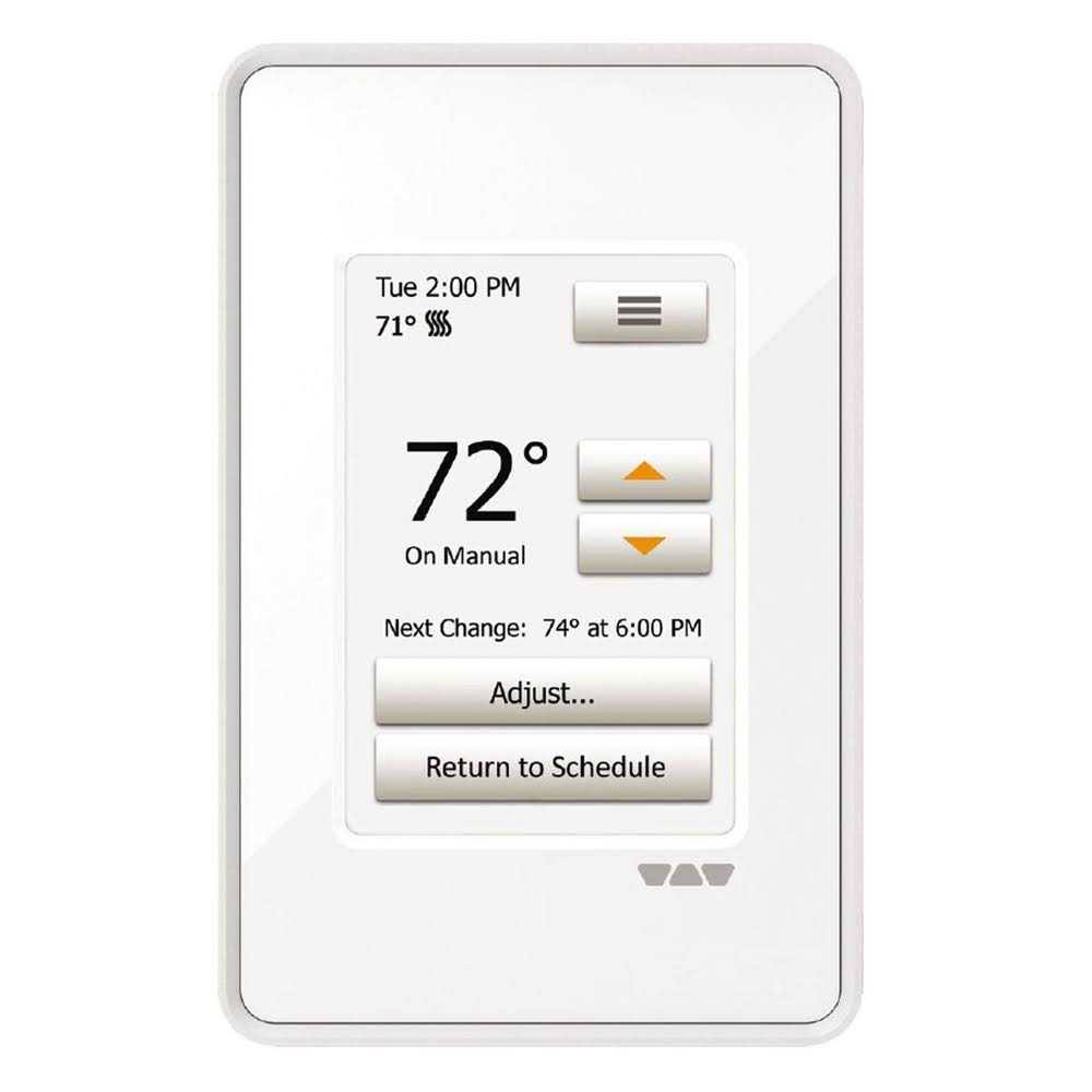 Schluter Ditra Heat Touchscreen Programmable Floor Heating Thermostat 120V/240V DITRA-HEAT-E-RT