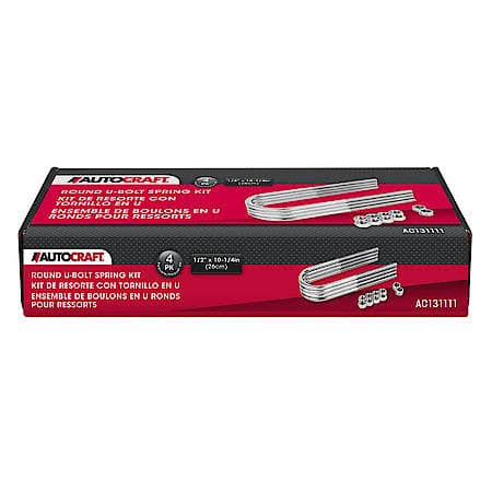 AutoCraft Round U Bolt, 1/2