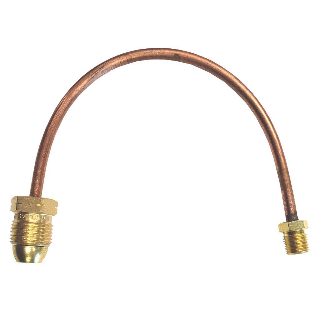 FV Propane Regulator Copper Pigtail Pol x 14 Male Pipe Thread 12 Long
