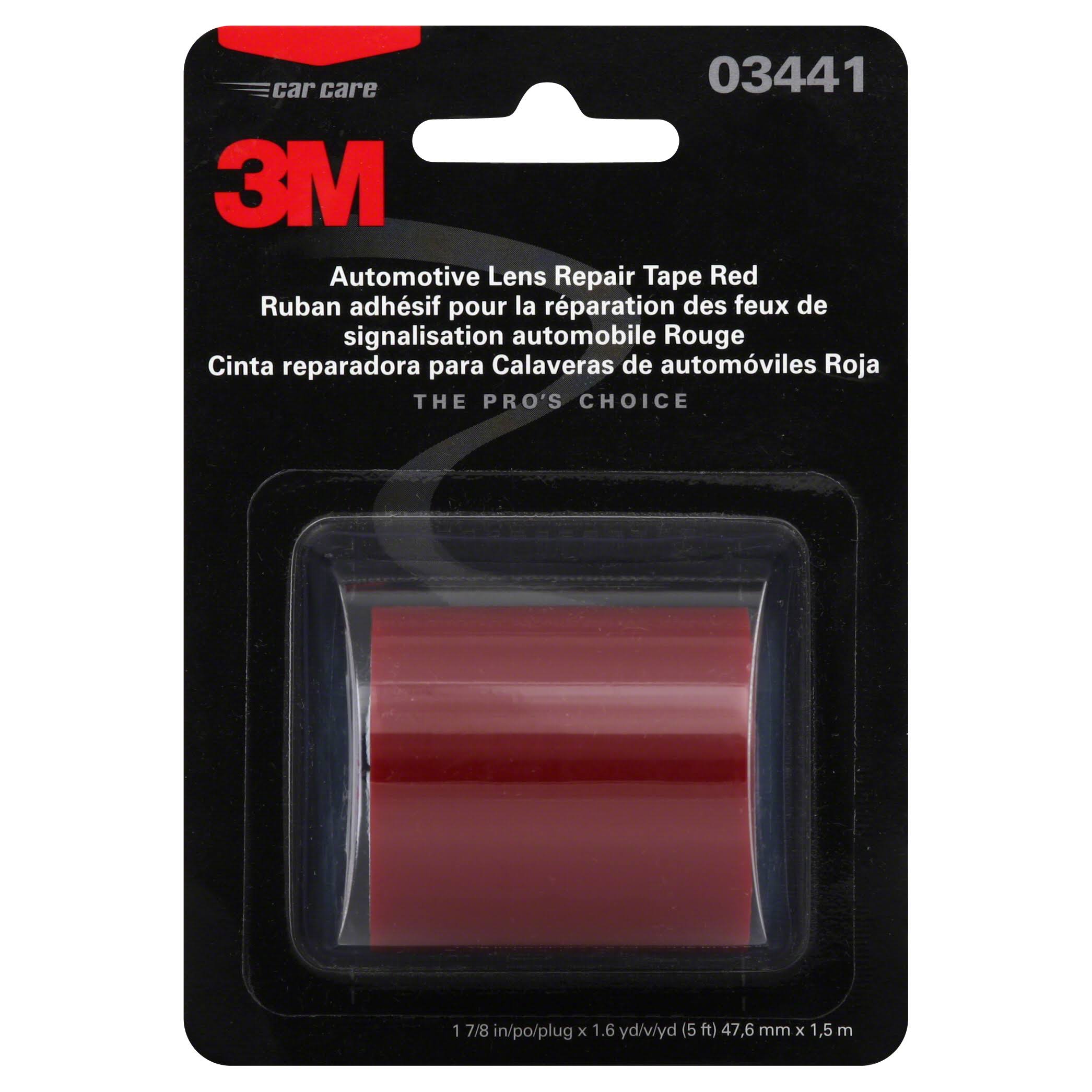 3M Car Care Repair Tape, Automotive Lens, Red