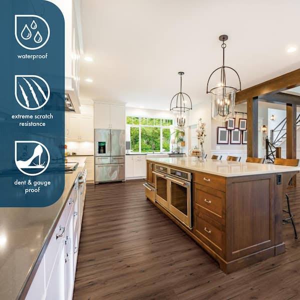 Lifeproof Folkston Hill 7.6 in. W x 50.6 in. L Waterproof Hybrid Resilient Flooring (21.2 sqft/case)