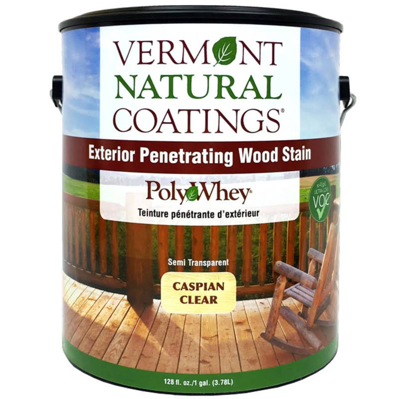 Vermont Natural Coatings PolyWhey Exterior Penetrating Wood Stain Quart / Balsam Green