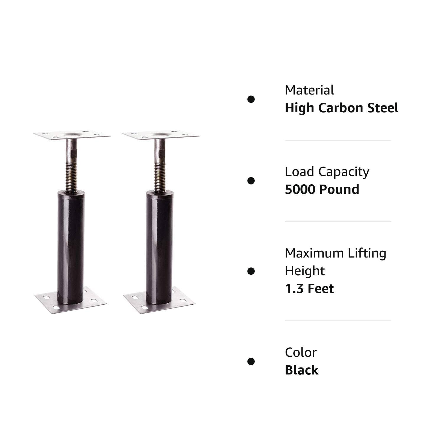 Akron Products C-4 Adjustable Floor Jack (2 Pack)