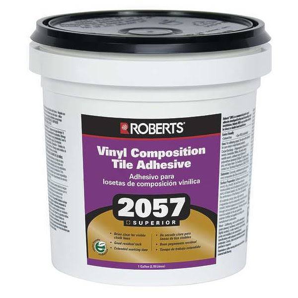 Roberts 2057-1 Vinyl Composition Tile Adhesive,1 Gal