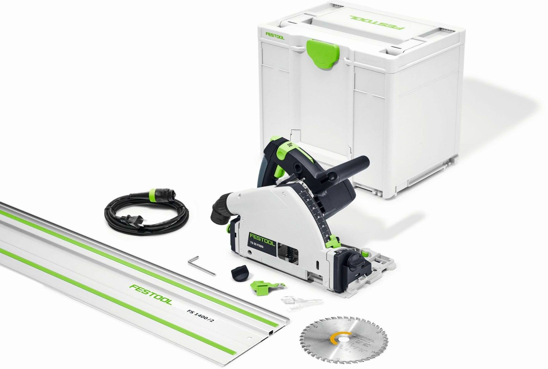 Festool 577014 Plunge Cut Track Saw TS 55 FEQ-F-Plus-FS