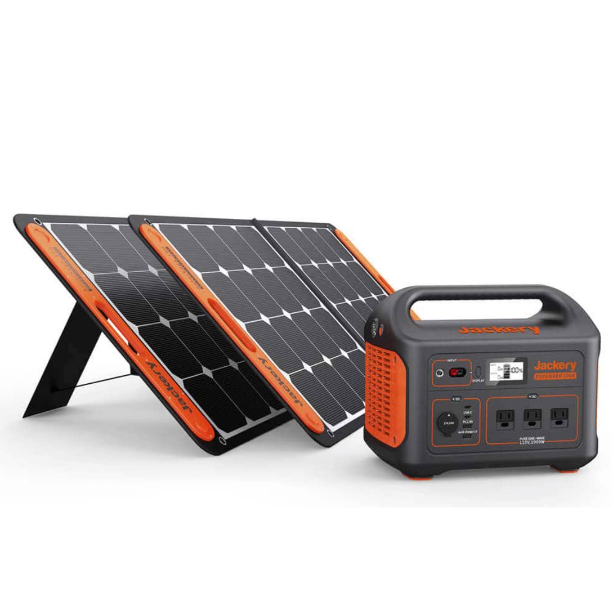 Jackery Solar Generator 1000 (Explorer 1000 + 2 SolarSaga 100w)