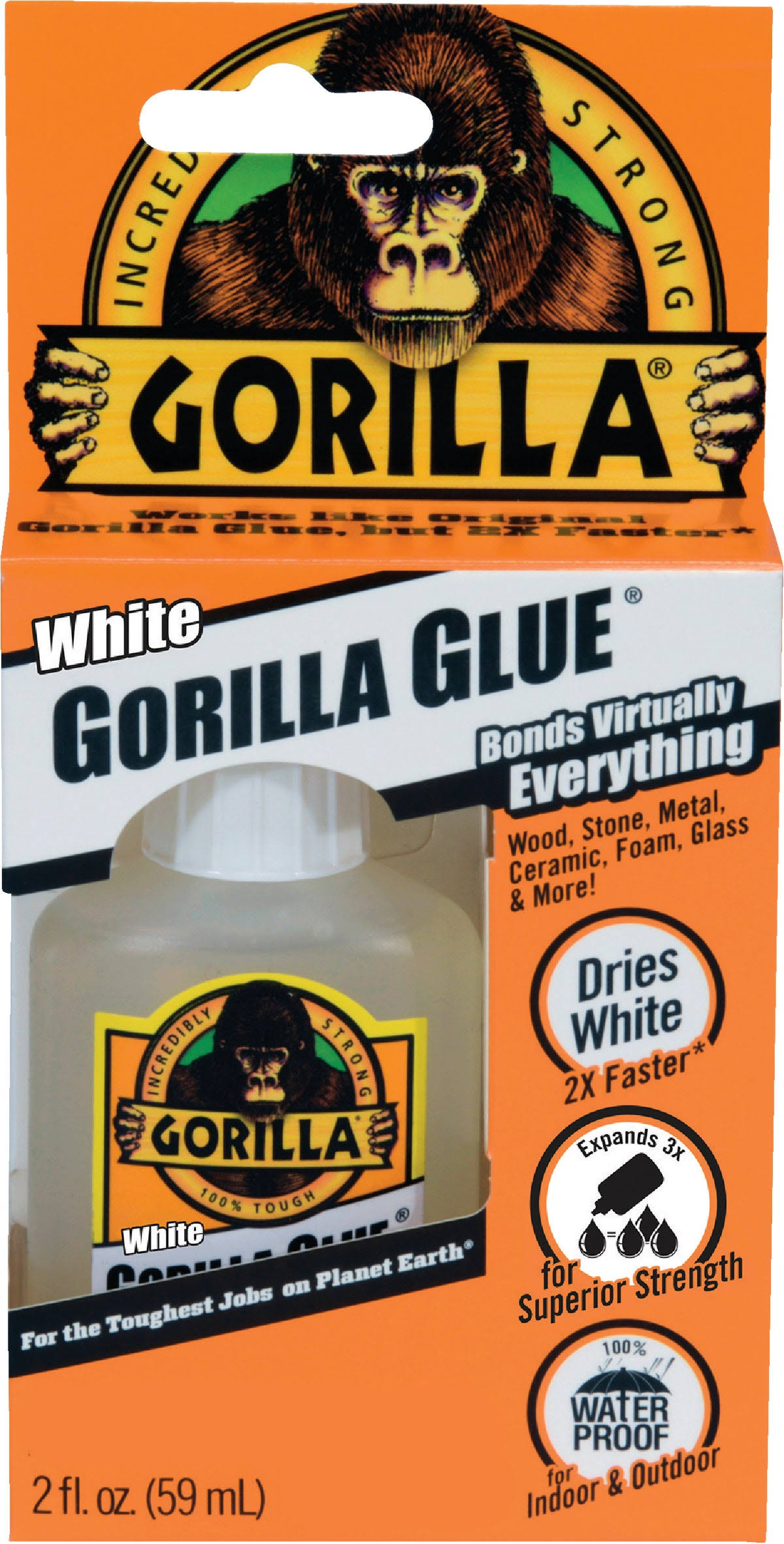 Gorilla High Strength Glue White Glue 2 fl oz.