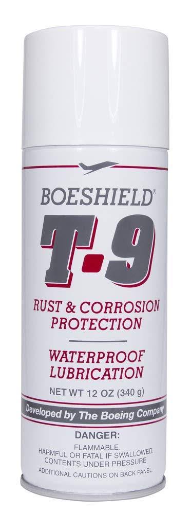 Boeshield T-9 Rust & Corrosion Protection/Inhibitor and Waterproof Lubrication, 12 oz.