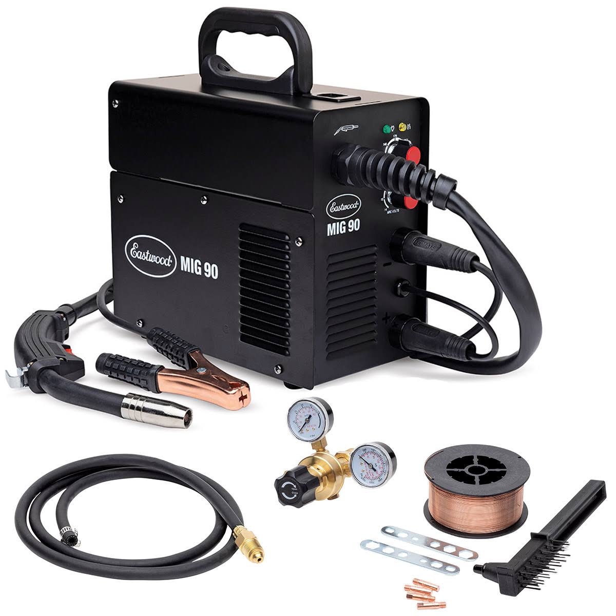 Eastwood MIG Welder: 30-90 Amp Range with GAS Regulator & Wire