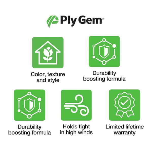 Ply Gem Take Home Sample Progressions Double 4 in. x 24 in. Vinyl Siding in Wedgewood