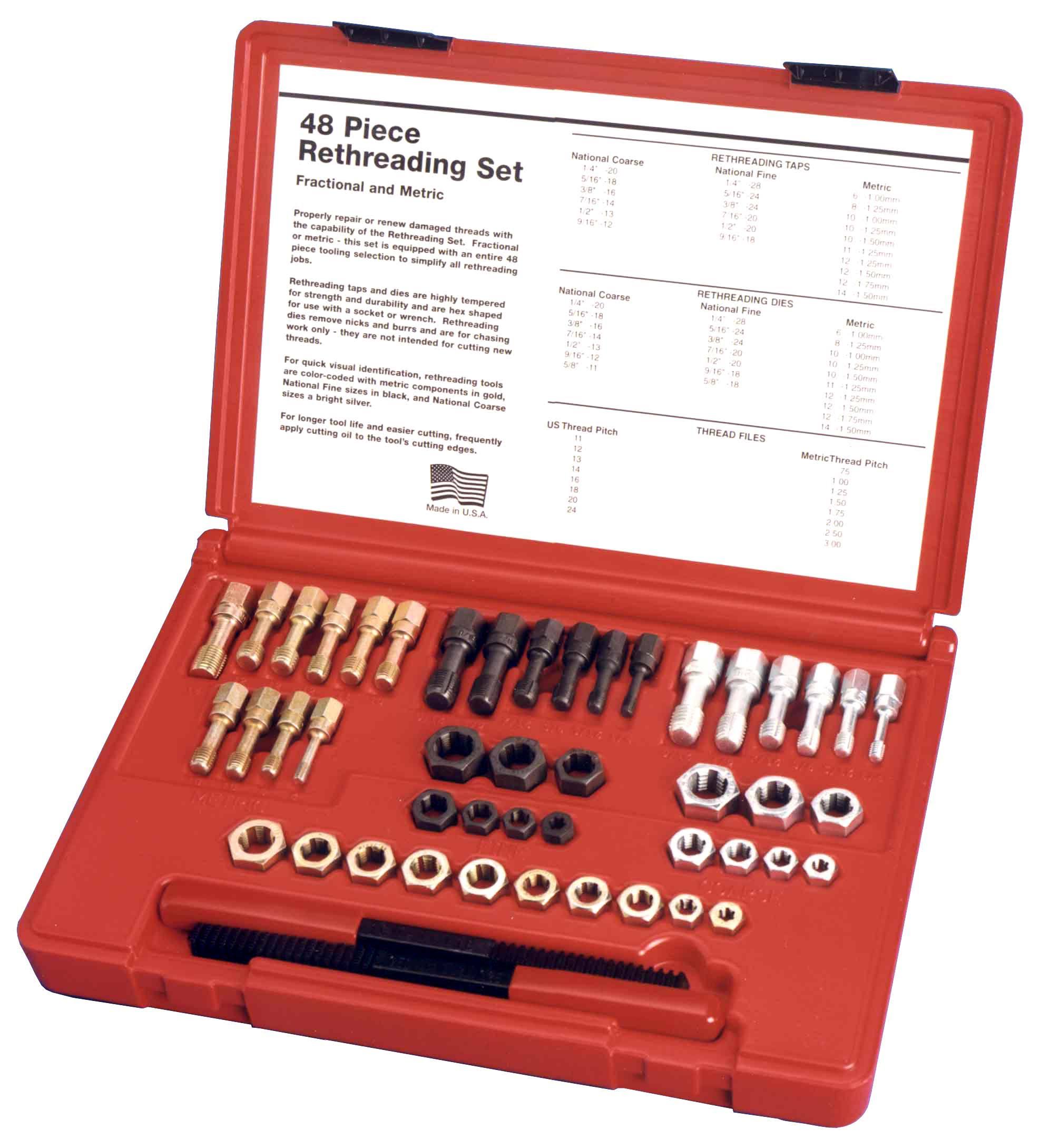 Craftsman 48 piece SAE & Metric Thread Restorer Kit
