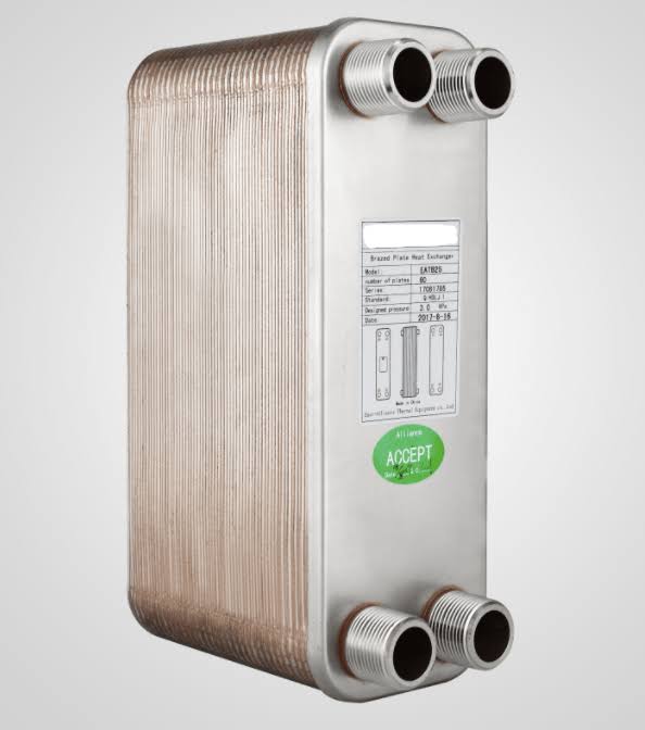 20 Plate Water to Water Brazed Plate Heat Exchanger 1