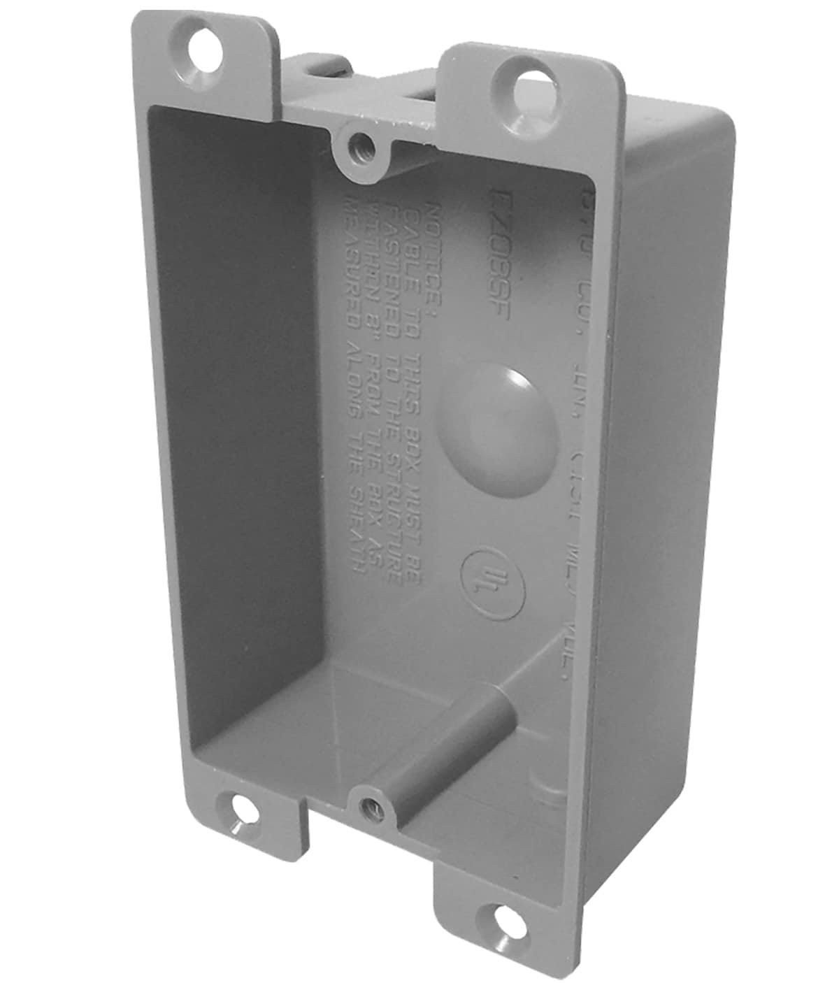 Cantex Electrical Box Gray PVC EZ08SF