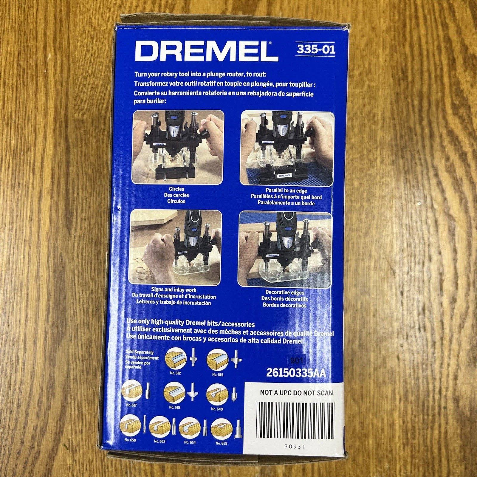 Dremel 12 in. Steel Plunge Router Attachment 1 Pk