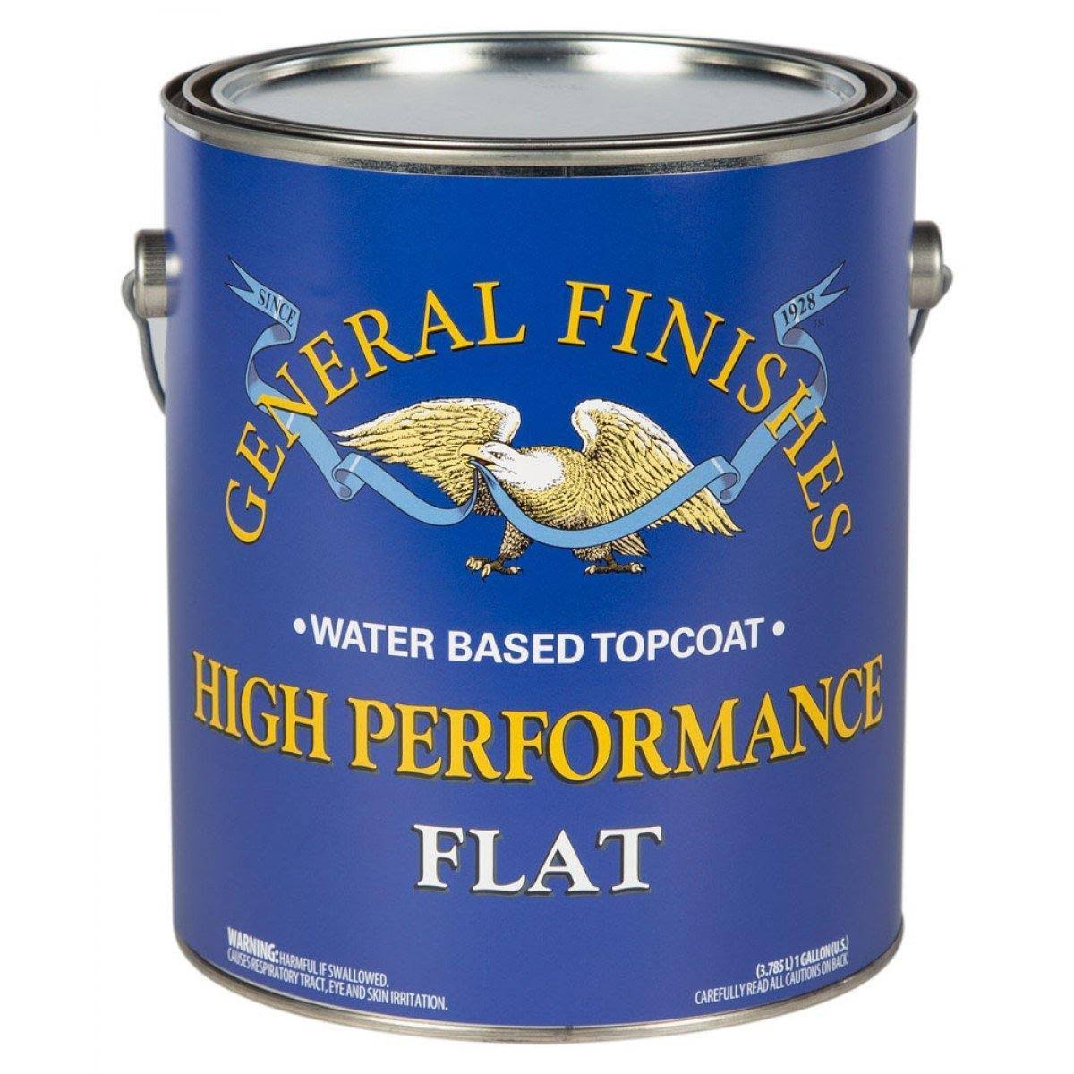 General Finishes High Performance Water Based Topcoat, Gallon / Satin