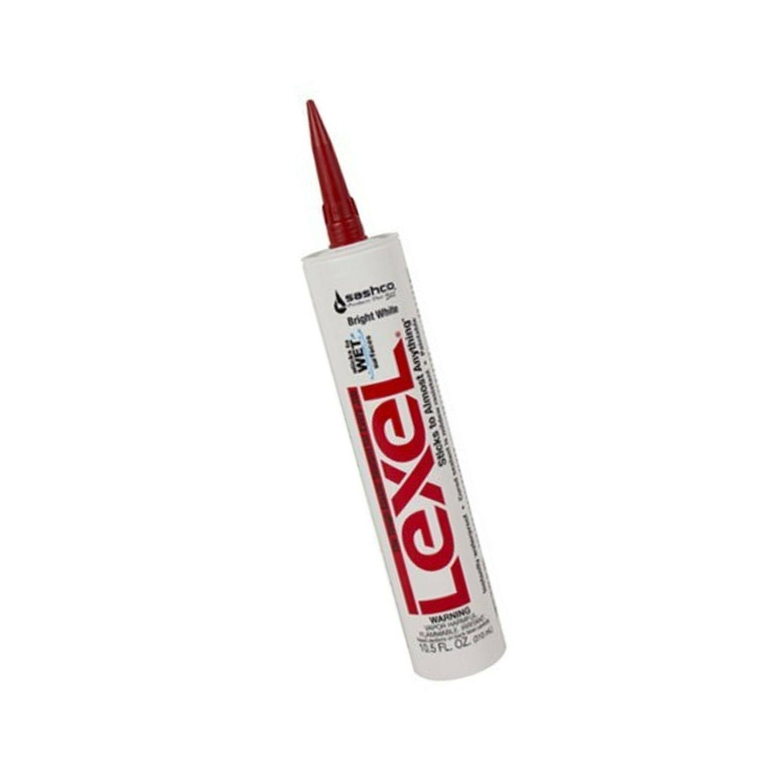 Sashco 13030 10.5oz White Lexel Caulk