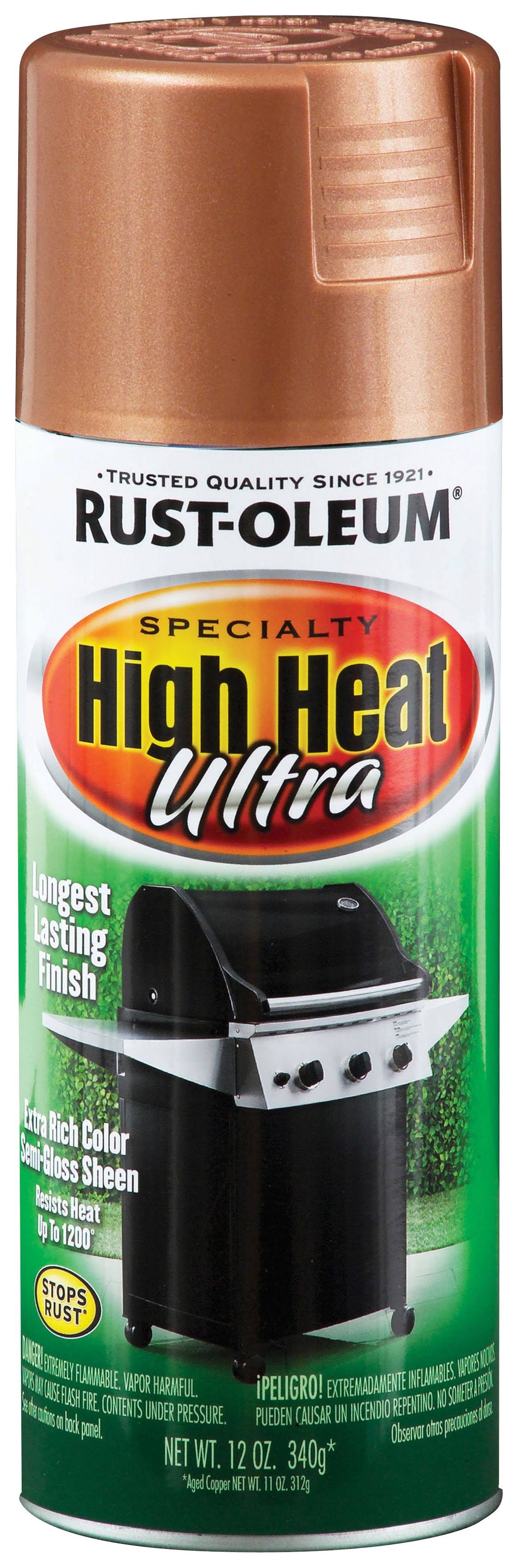 Rust-Oleum 241232 High Heat Ultra Enamel 12oz. Aged Copper Spray