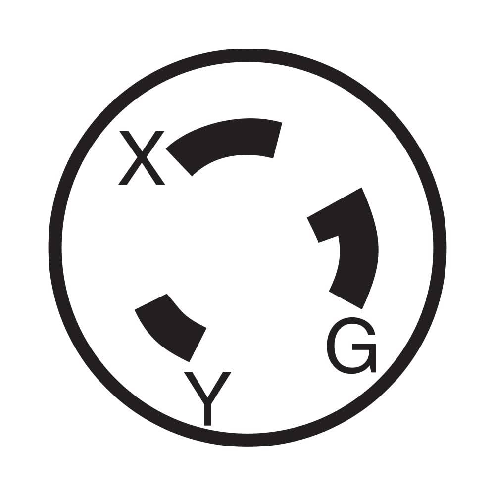 Leviton 2621 Locking Plug L6-30P